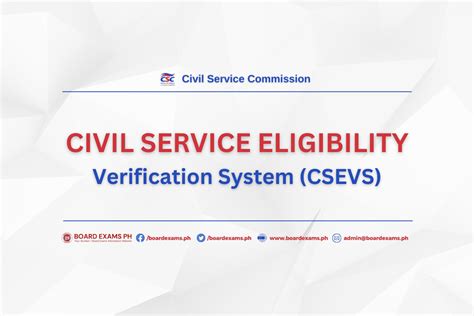civil service eligibility verification system